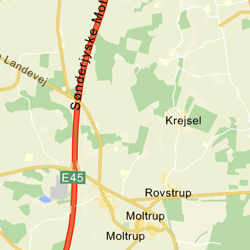 Krak Kort Haderslev Haderslev Simmerstedvej kort på Krak Krak Kort Haderslev