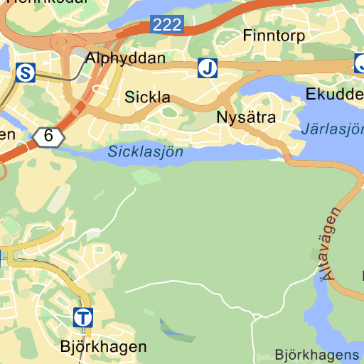 Skarpnäck Karta Karta