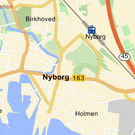 Krak Kort Nyborg Nymarksvej Nyb kort på Krak Krak Kort Nyborg