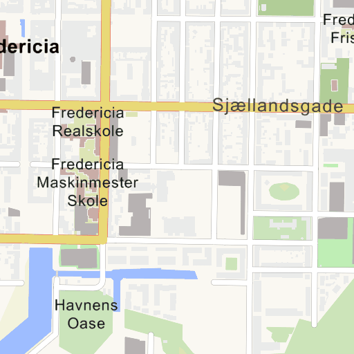 Krak Kort Fredericia Gl Havn Fredericia   kort på Krak Krak Kort Fredericia